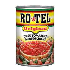 Picture of a can of original Rotel Chilis.